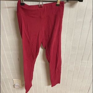 Girls Justice red leggings size 14